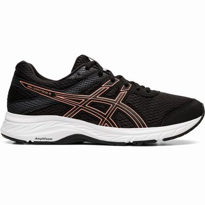 Asics Gel-Contend 6 - Naisten Juoksukengät - Mustat/Pinkki Kultaiset